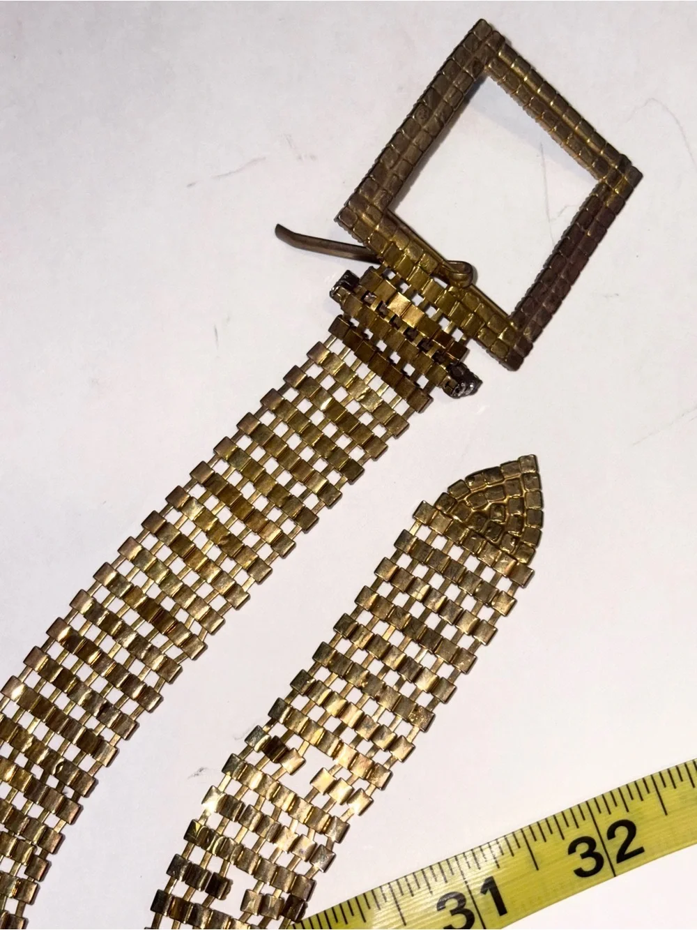 Gold style Rhinestone belt sparkle party 40”